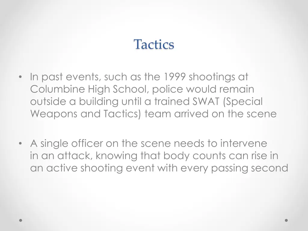 tactics