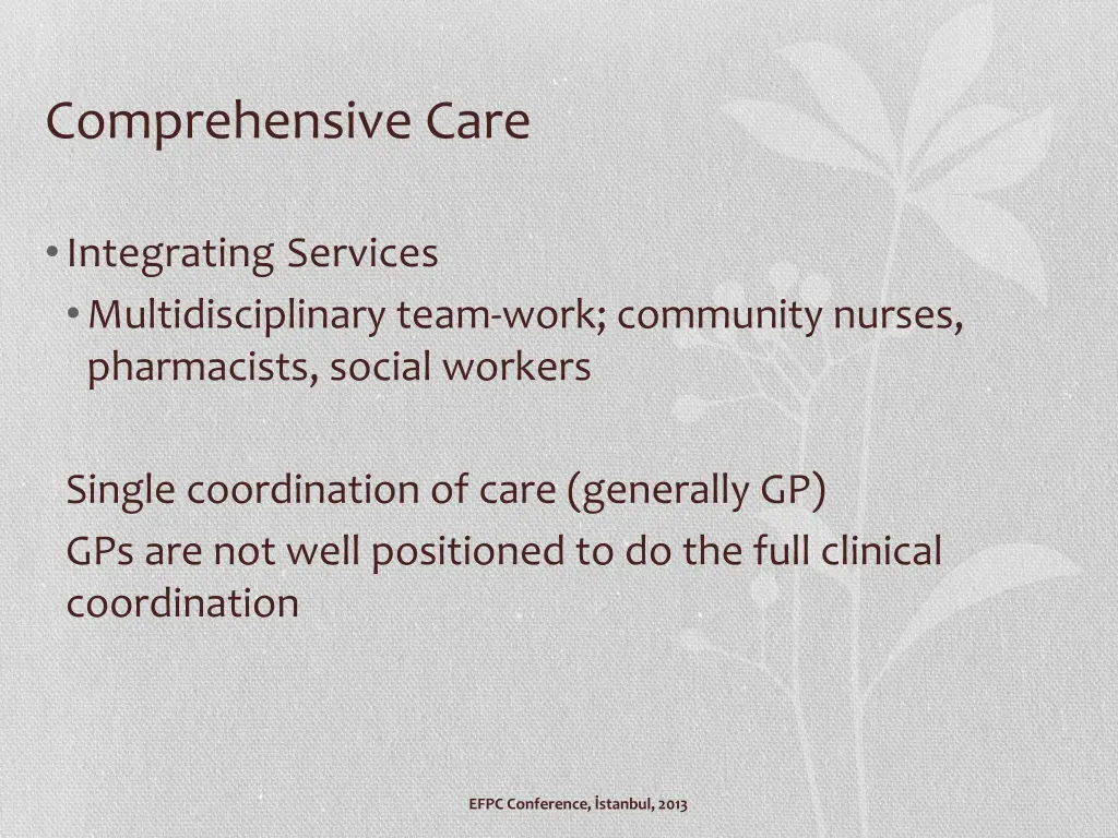 comprehensive care 1