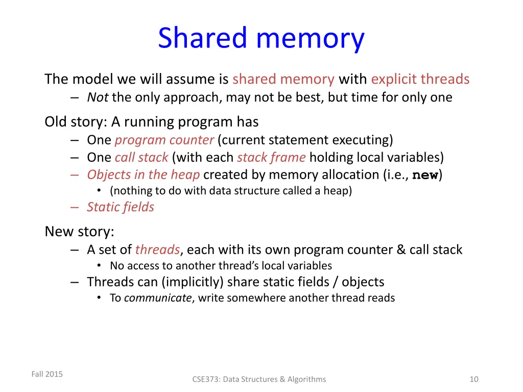 shared memory