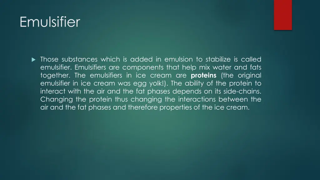 emulsifier