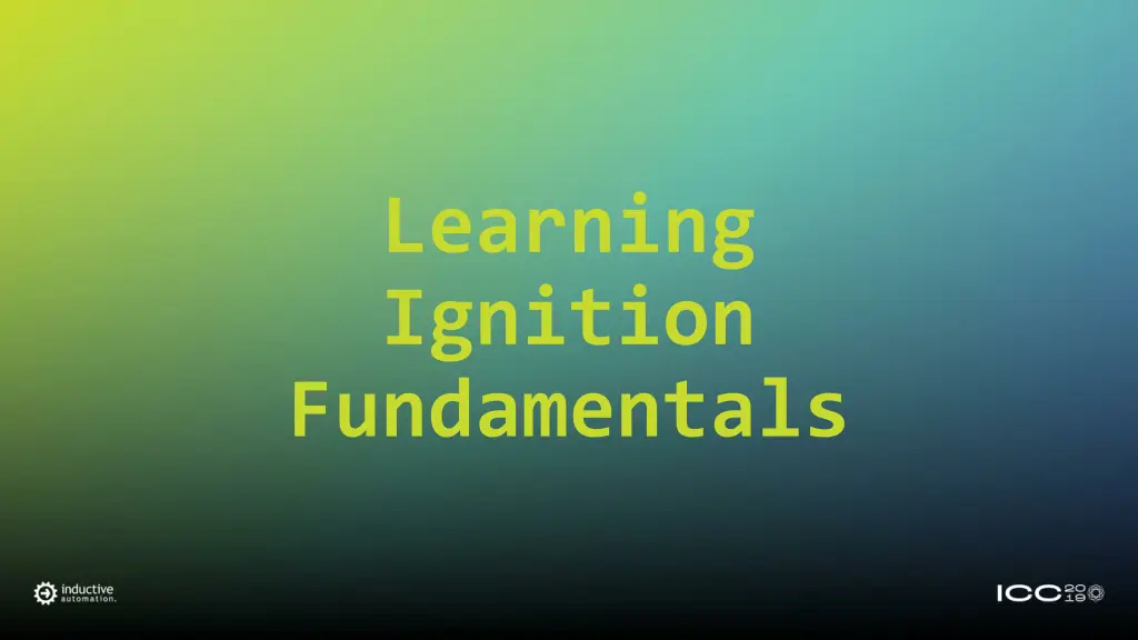 learning ignition fundamentals