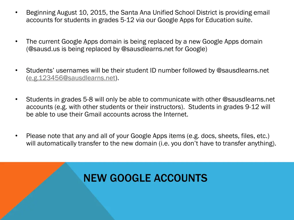 beginning august 10 2015 the santa ana unified