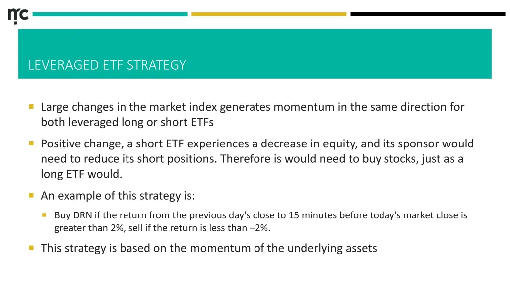 leveraged etf strategy