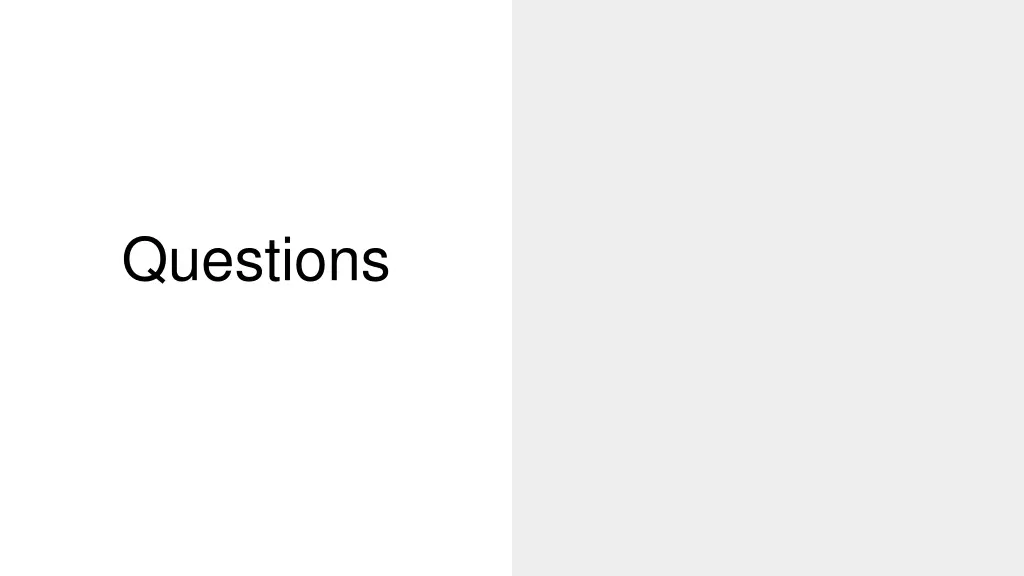 questions
