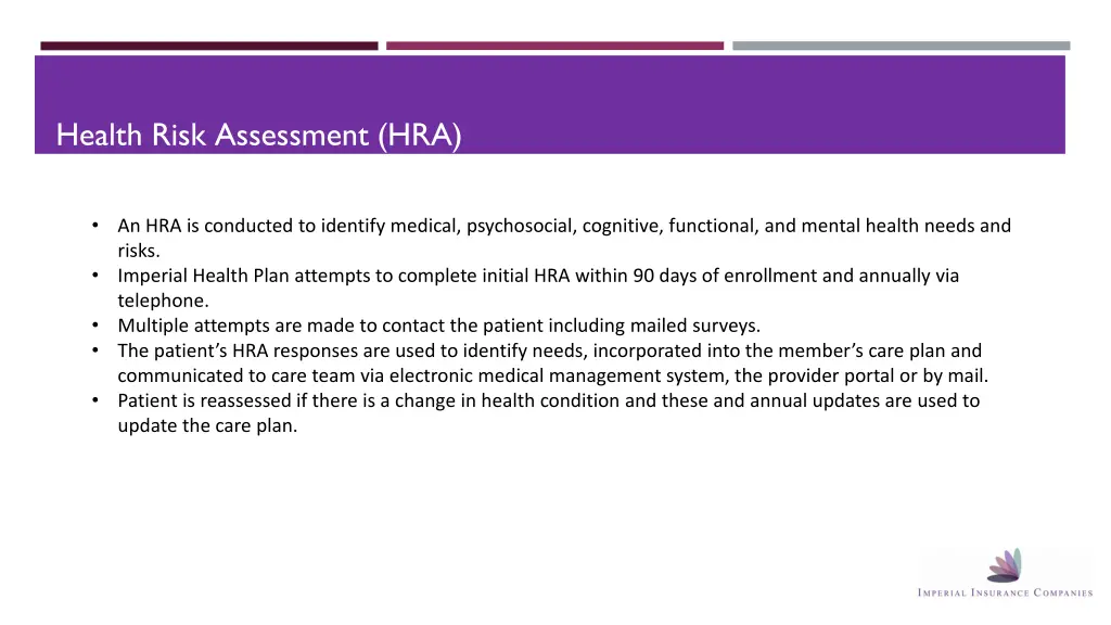 health risk assessment hra
