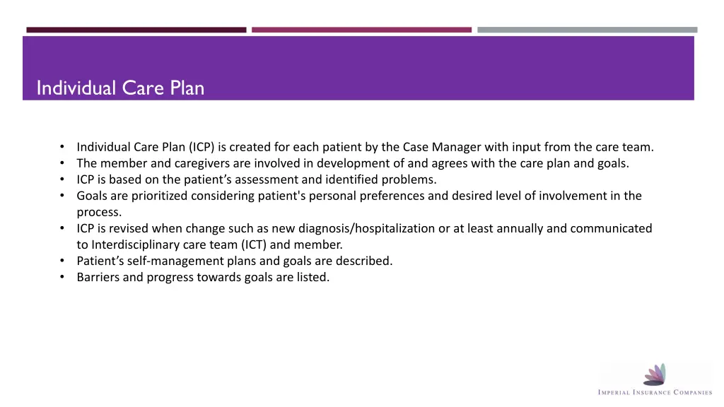 individual care plan
