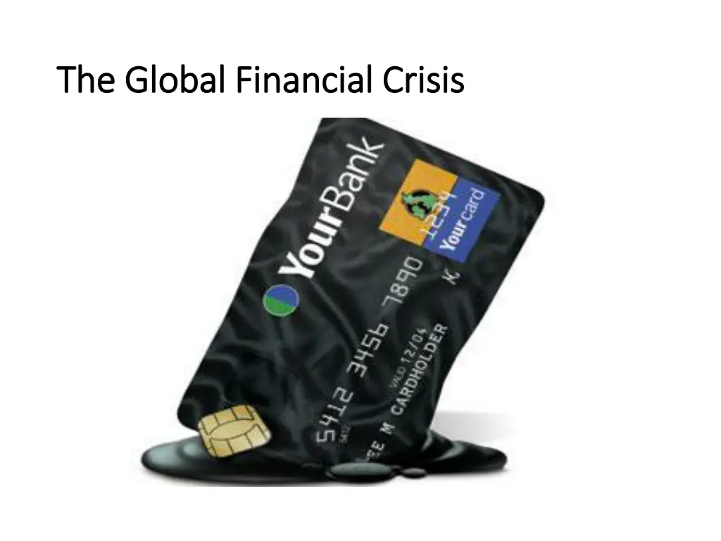the global financial crisis the global financial
