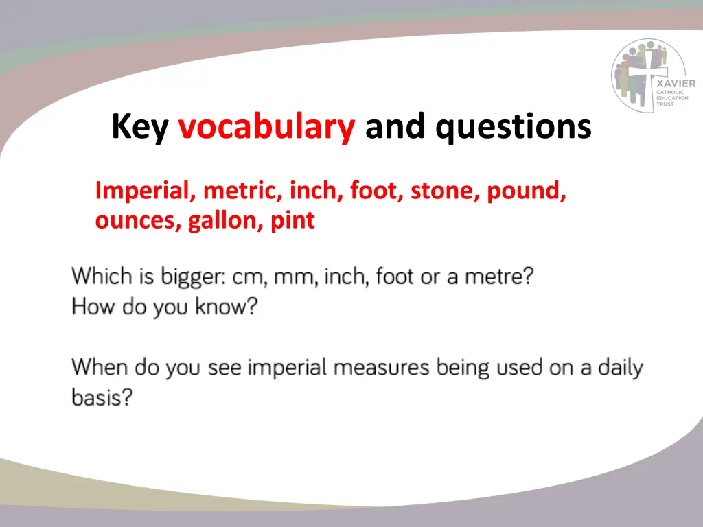 key vocabulary and questions 4