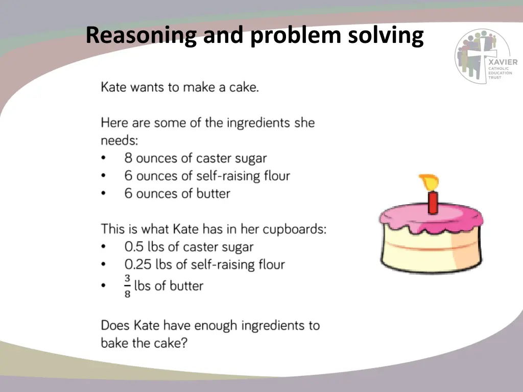 reasoning and problem solving 11