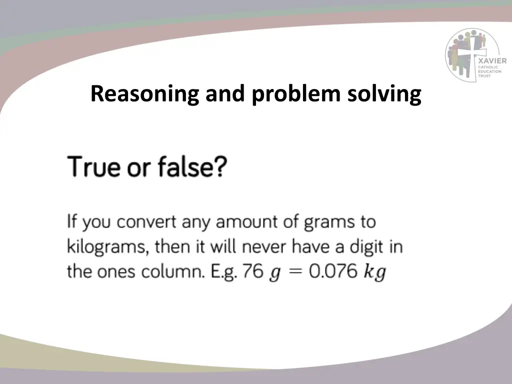 reasoning and problem solving 2