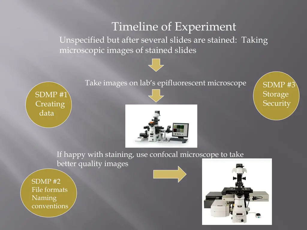 timeline of experiment unspecified but after