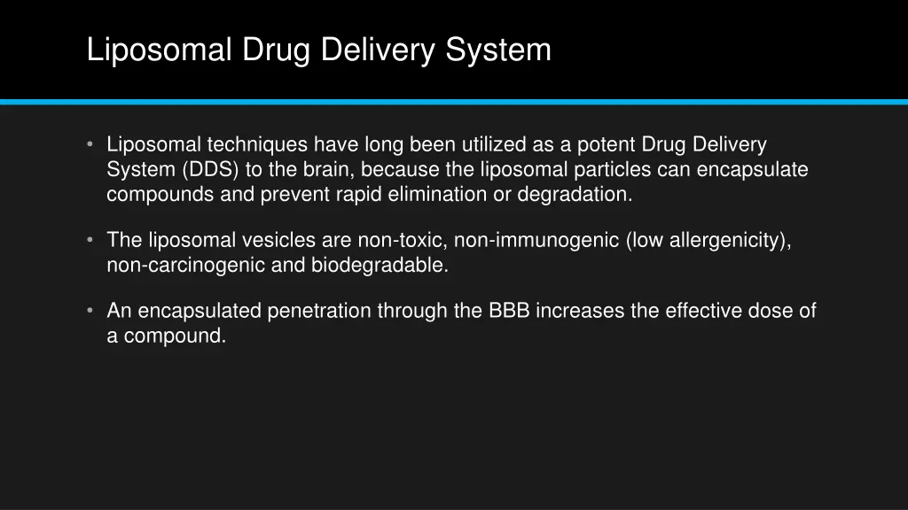 liposomal drug delivery system