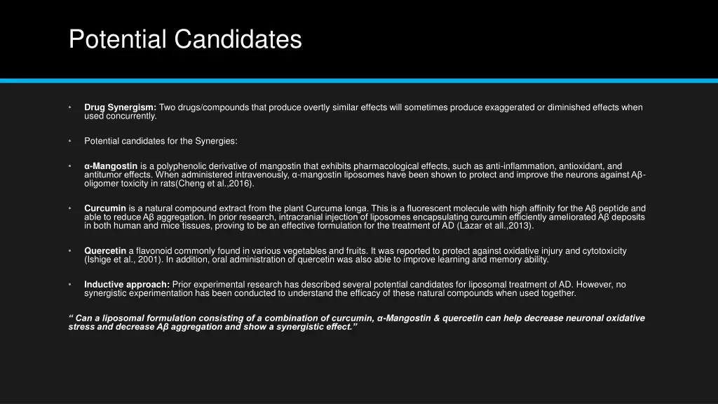 potential candidates