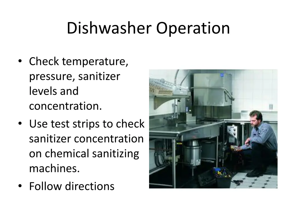 dishwasher operation