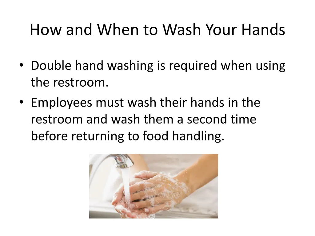 how and when to wash your hands