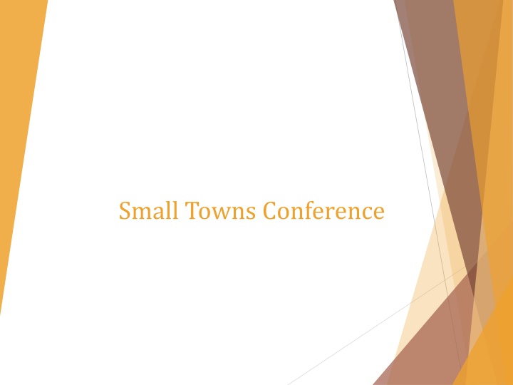 small towns conference