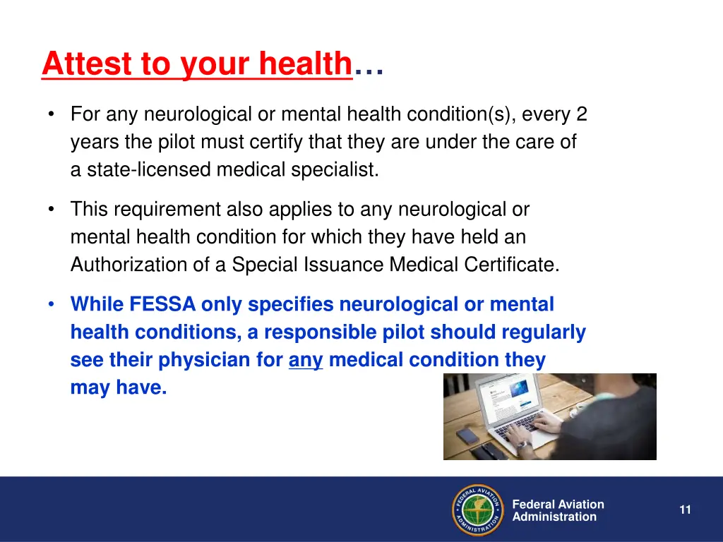 attest to your health