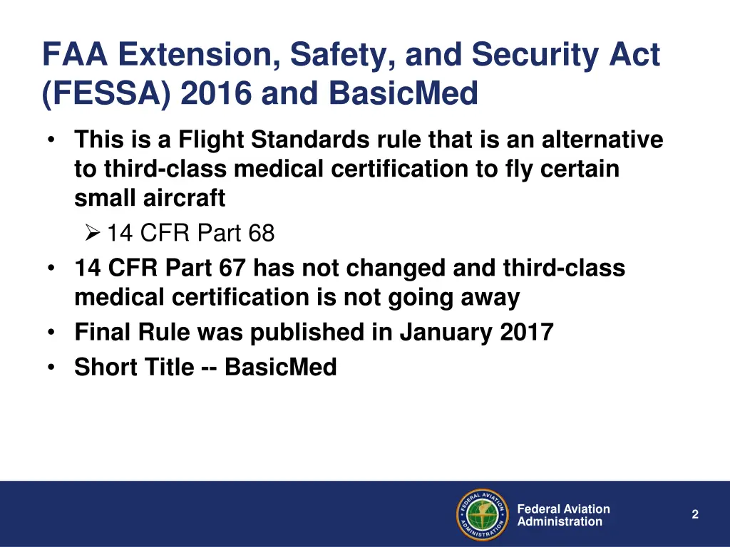 faa extension safety and security act fessa 2016