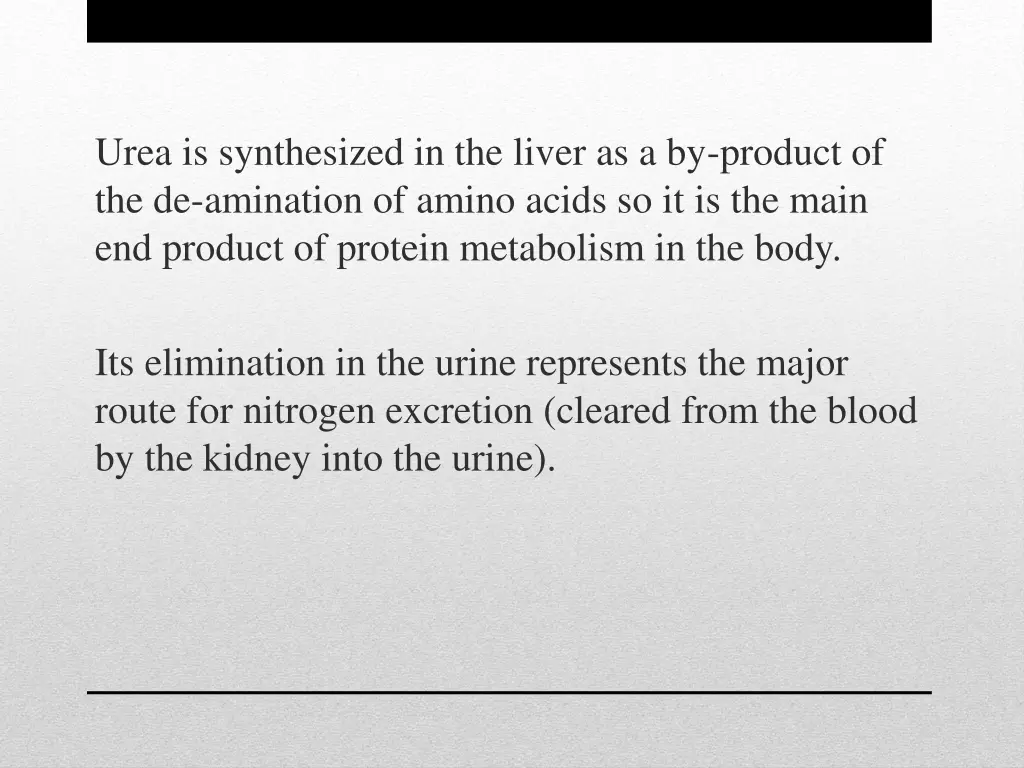 urea is synthesized in the liver as a by product