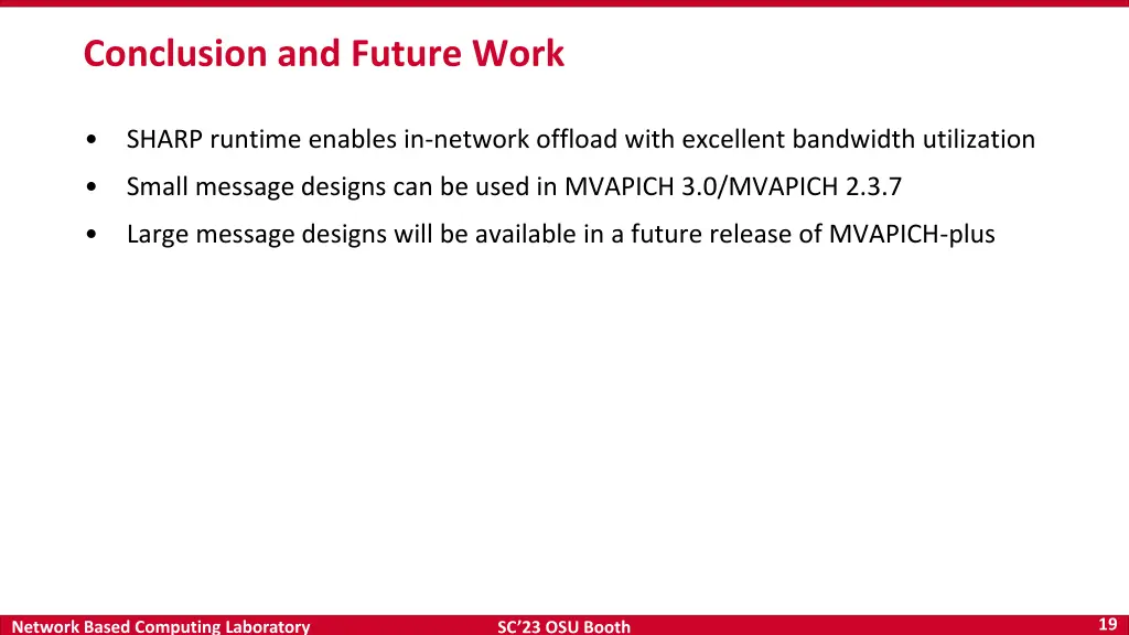conclusion and future work