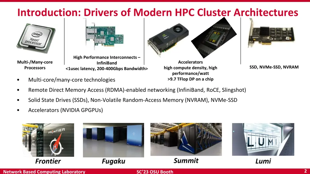 introduction drivers of modern hpc cluster