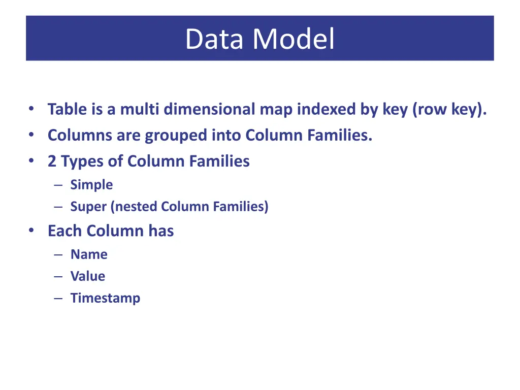 data model