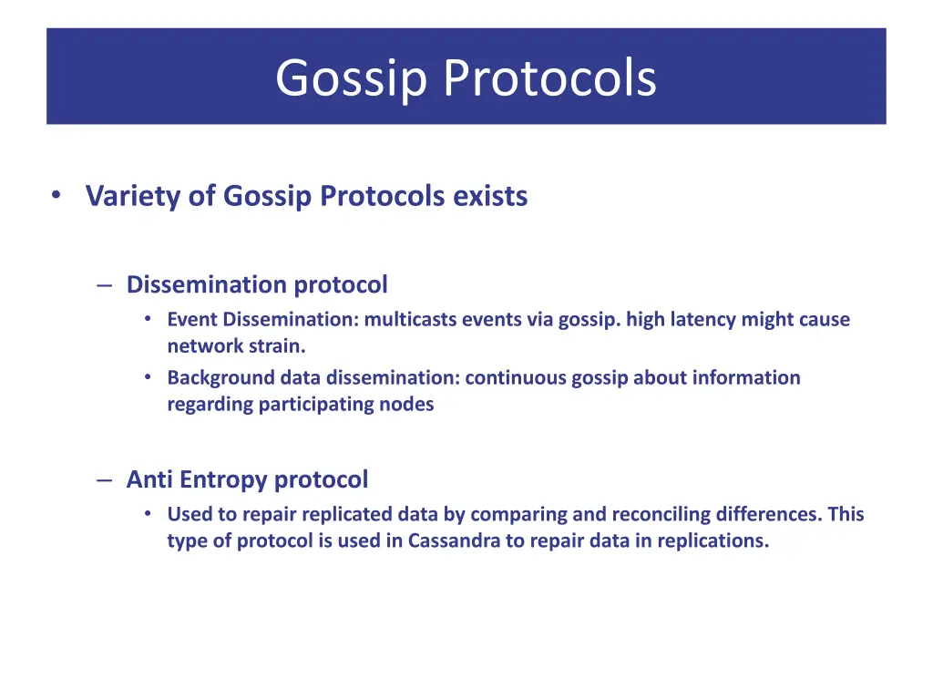 gossip protocols 1