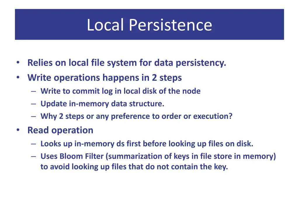 local persistence