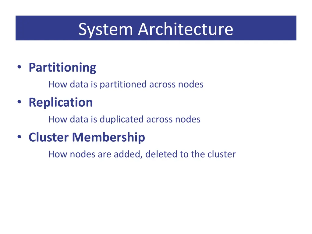 system architecture