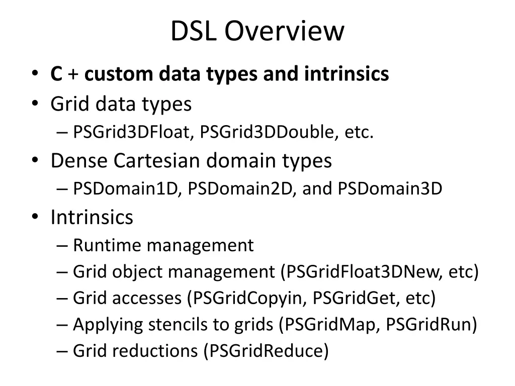 dsl overview