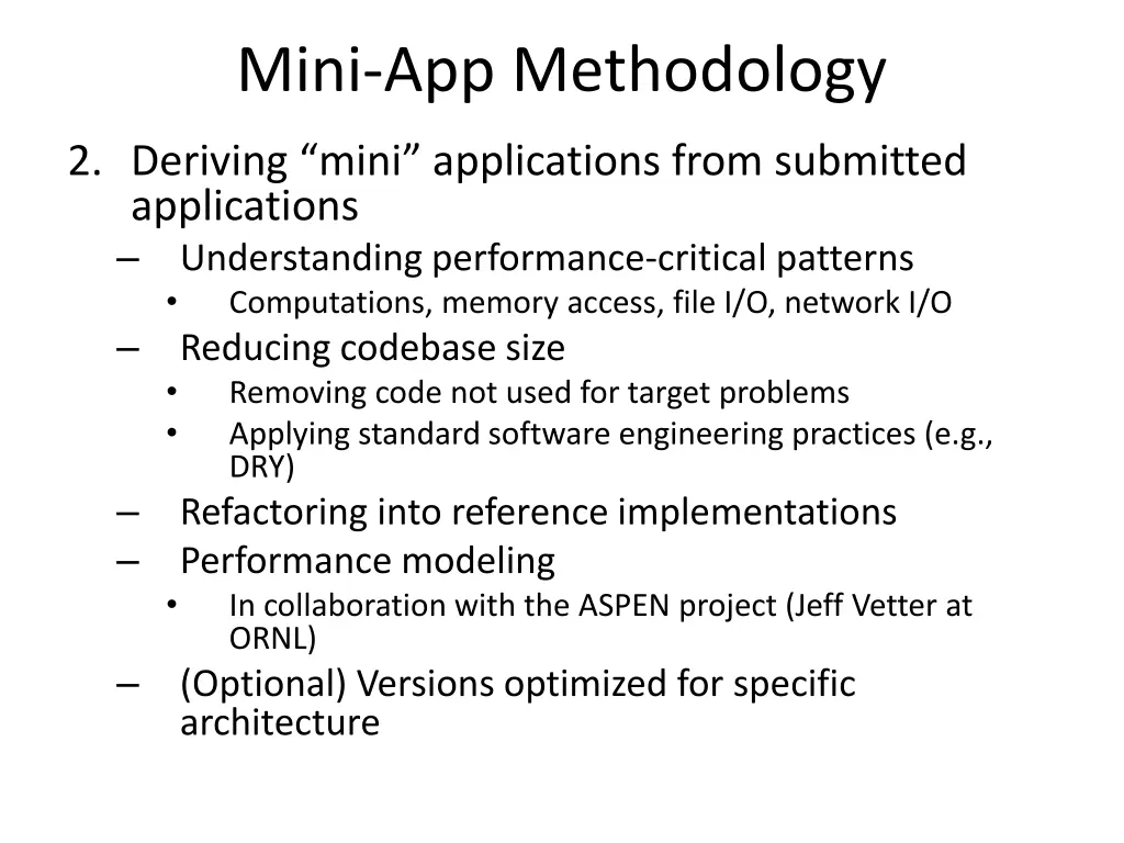 mini app methodology 1