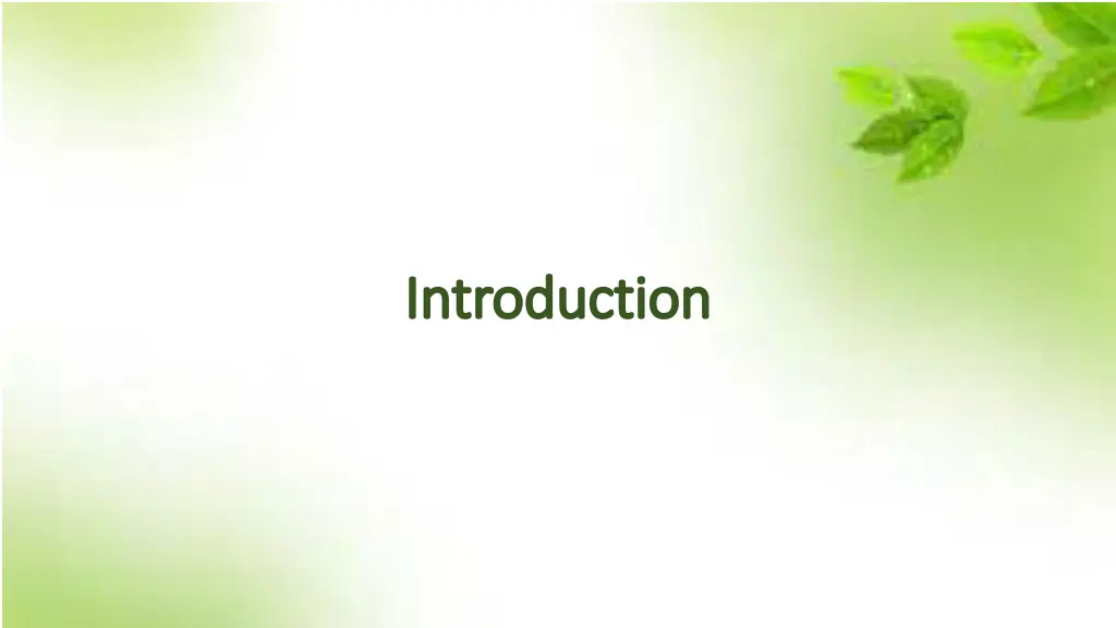 introduction introduction