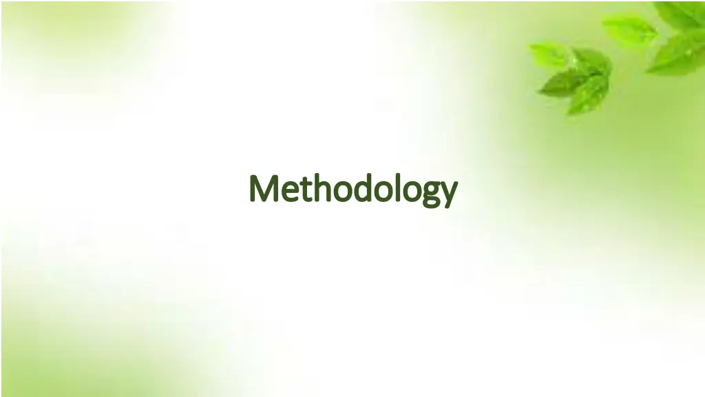 methodology methodology