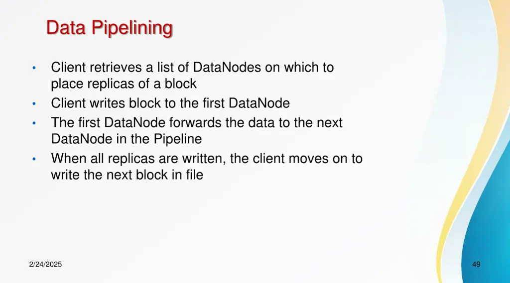 data pipelining