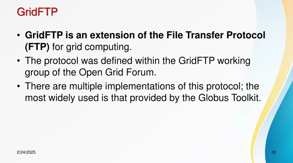 gridftp
