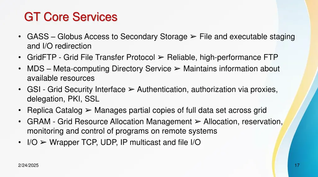gt core services