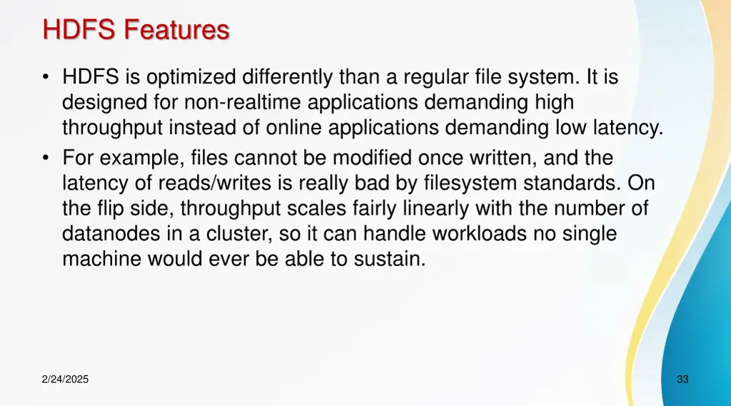 hdfs features