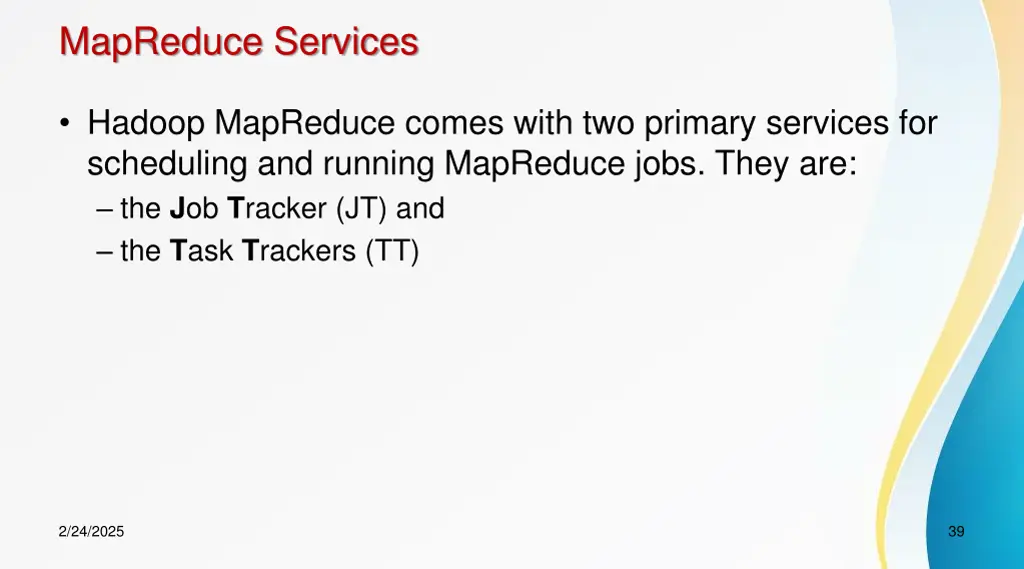 mapreduce services