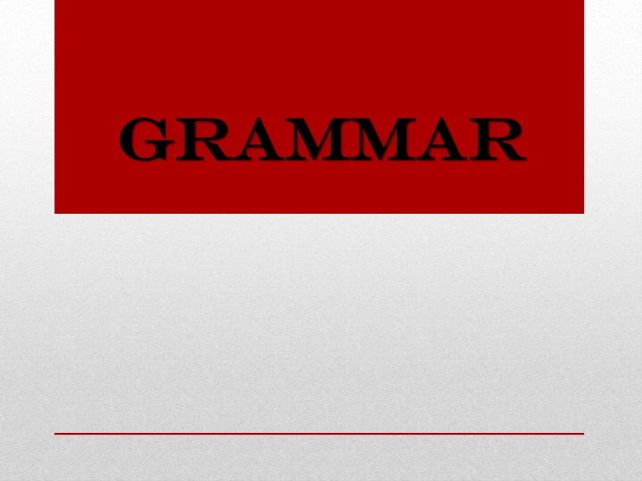 grammar grammar