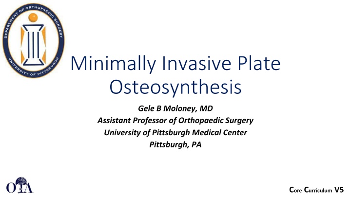 minimally invasive plate osteosynthesis