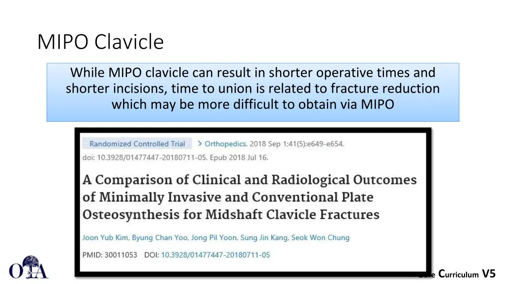 mipo clavicle