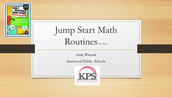 jump start math routines eric milou