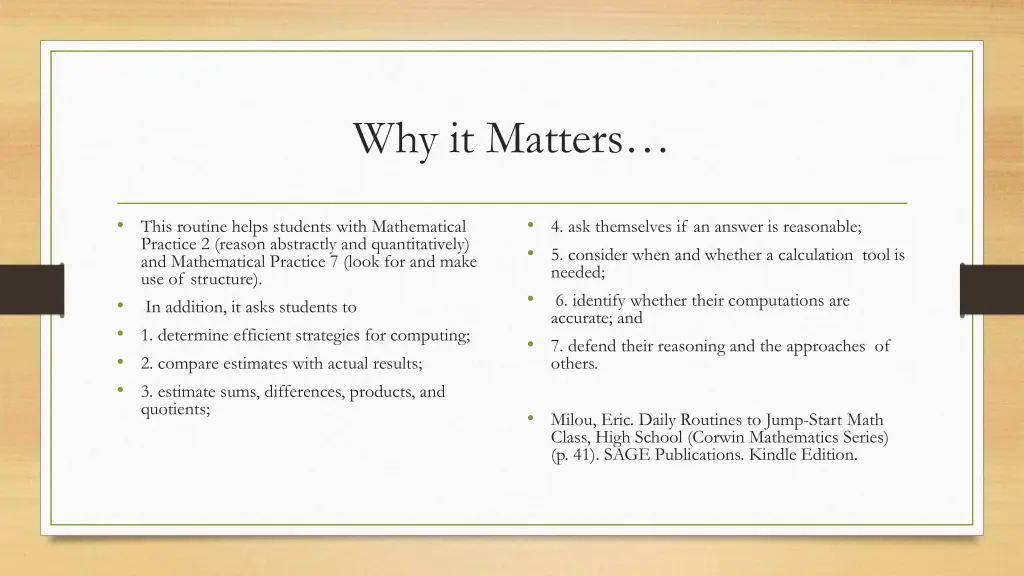 why it matters