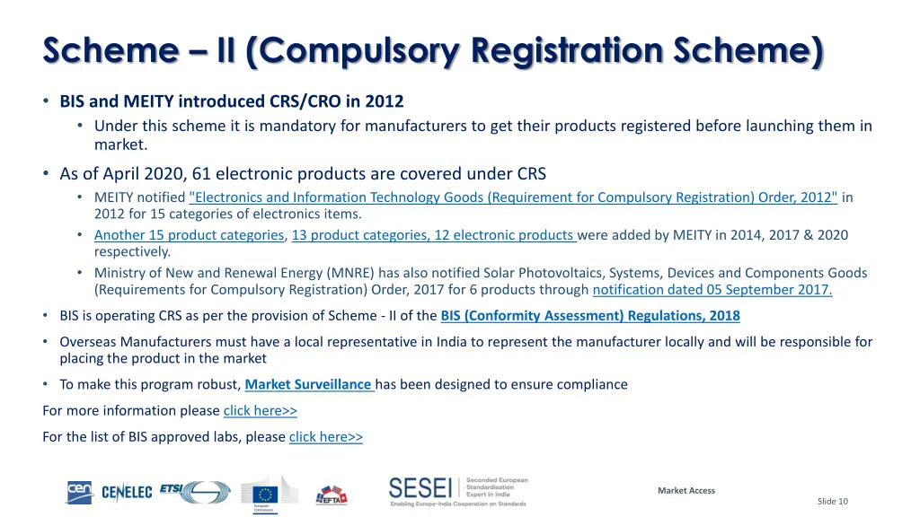 scheme ii compulsory registration scheme