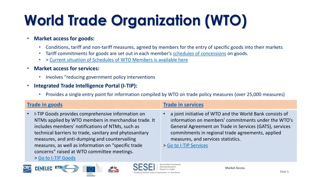 world trade organization wto 1