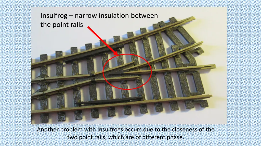 insulfrog narrow insulation between the point