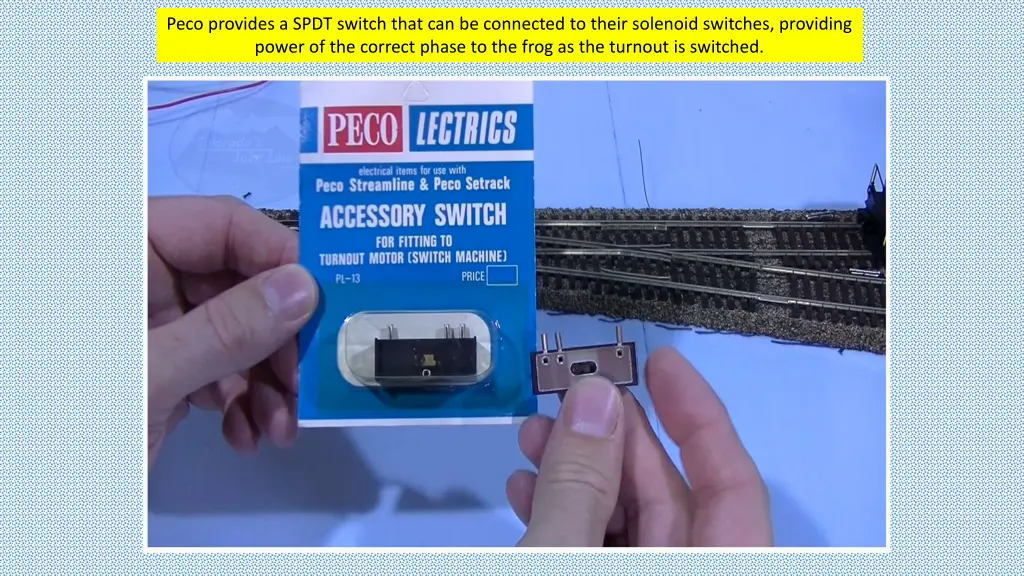 peco provides a spdt switch that can be connected