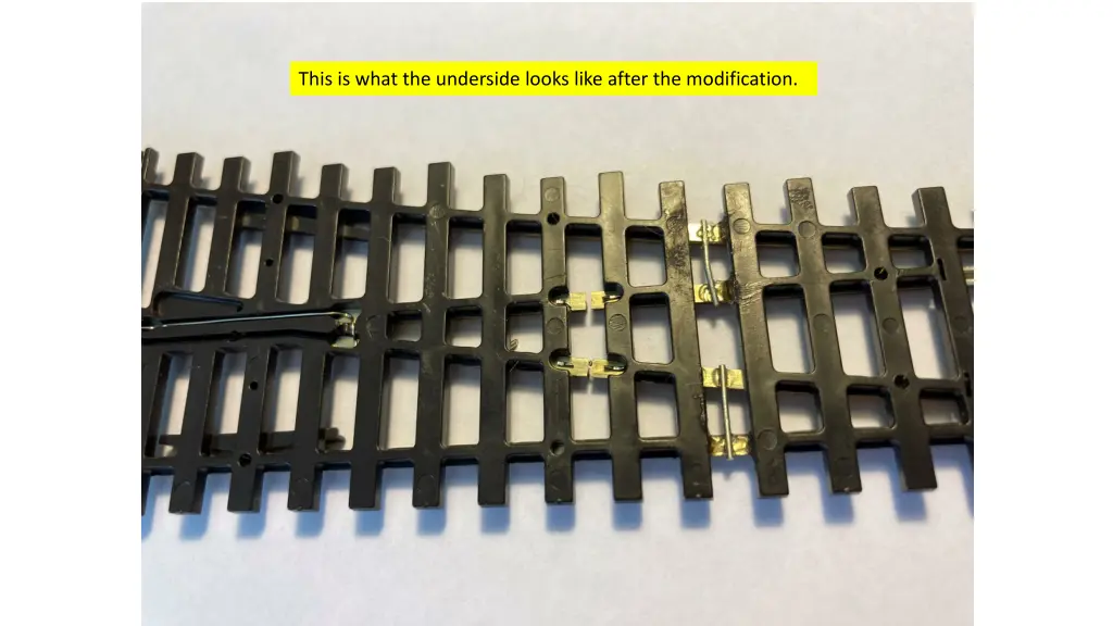 this is what the underside looks like after