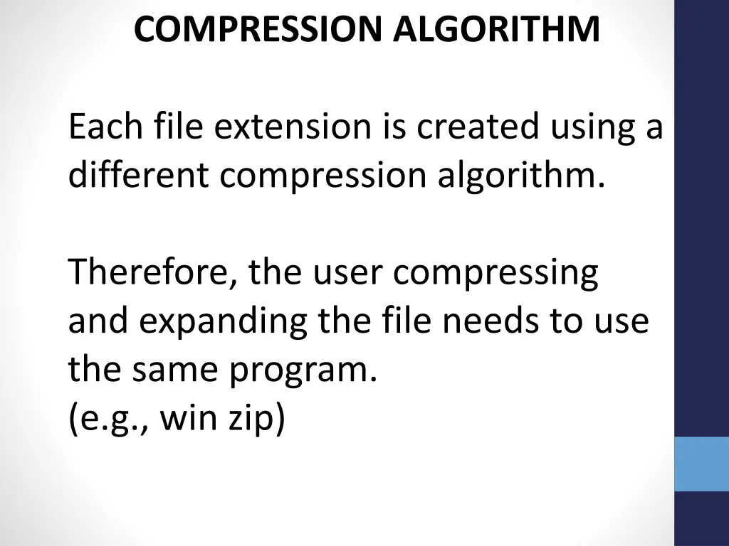 compression algorithm