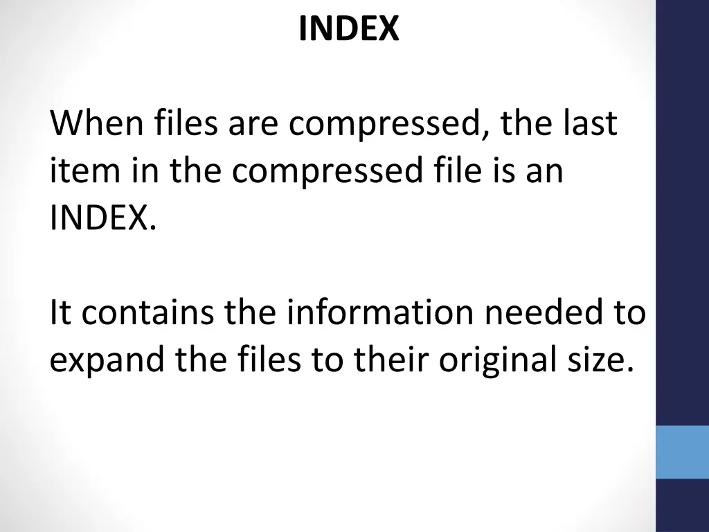 index